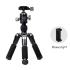 Jmary KT25+H30 For Selfie Live Streaming Lightweight Portable Desktop Mini Tripod - Black
